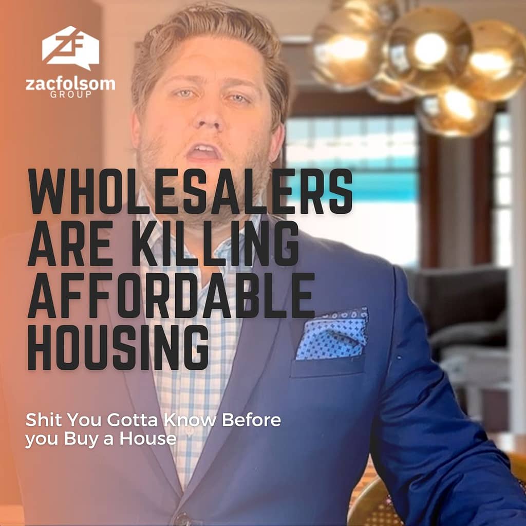 Zac Folsom exposing wholesalers who prevent affordable housing