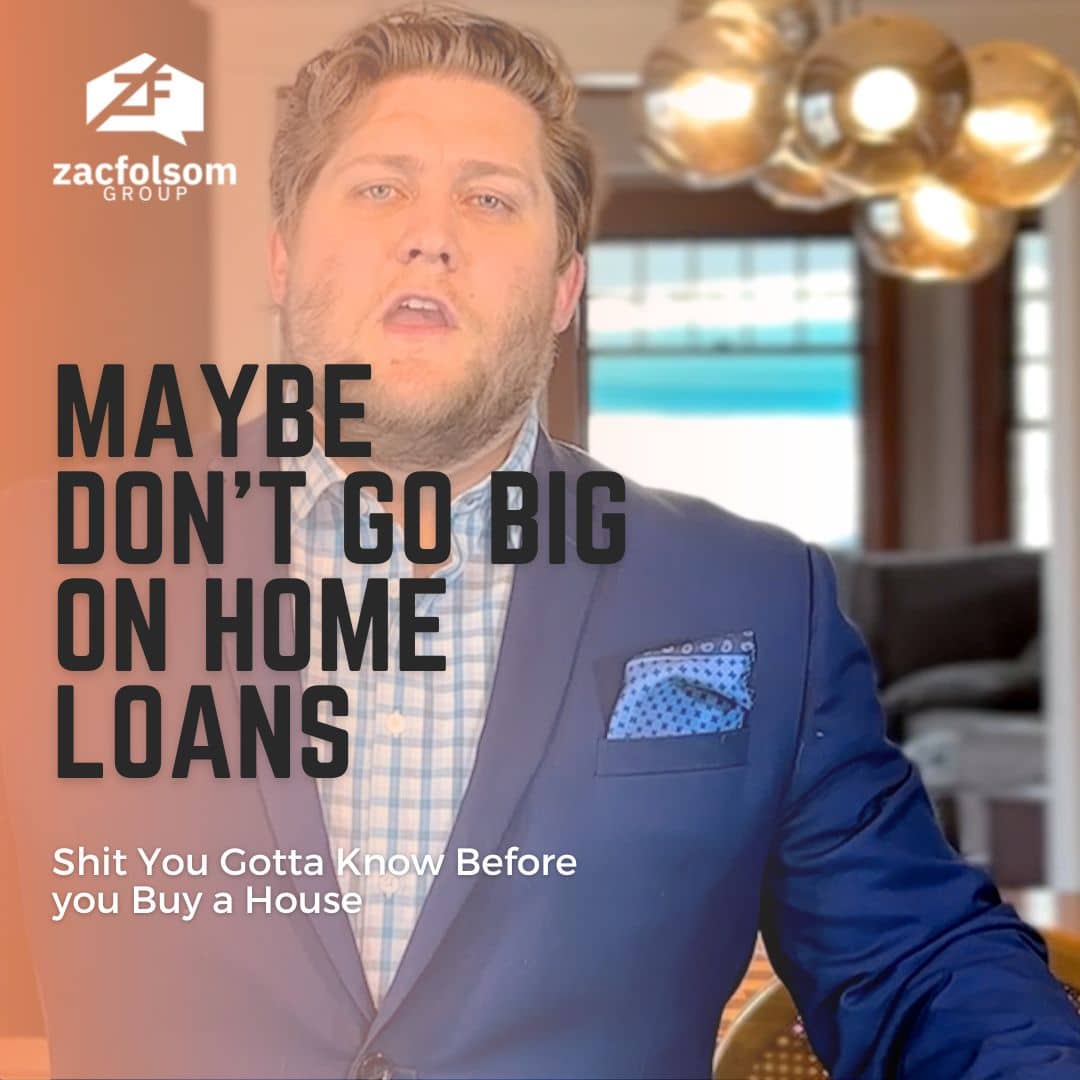 Zac Folsom, real estate agent and founder of the Zac Folsom Group, explaining the benefits of choosing a local lender over a big name lender.