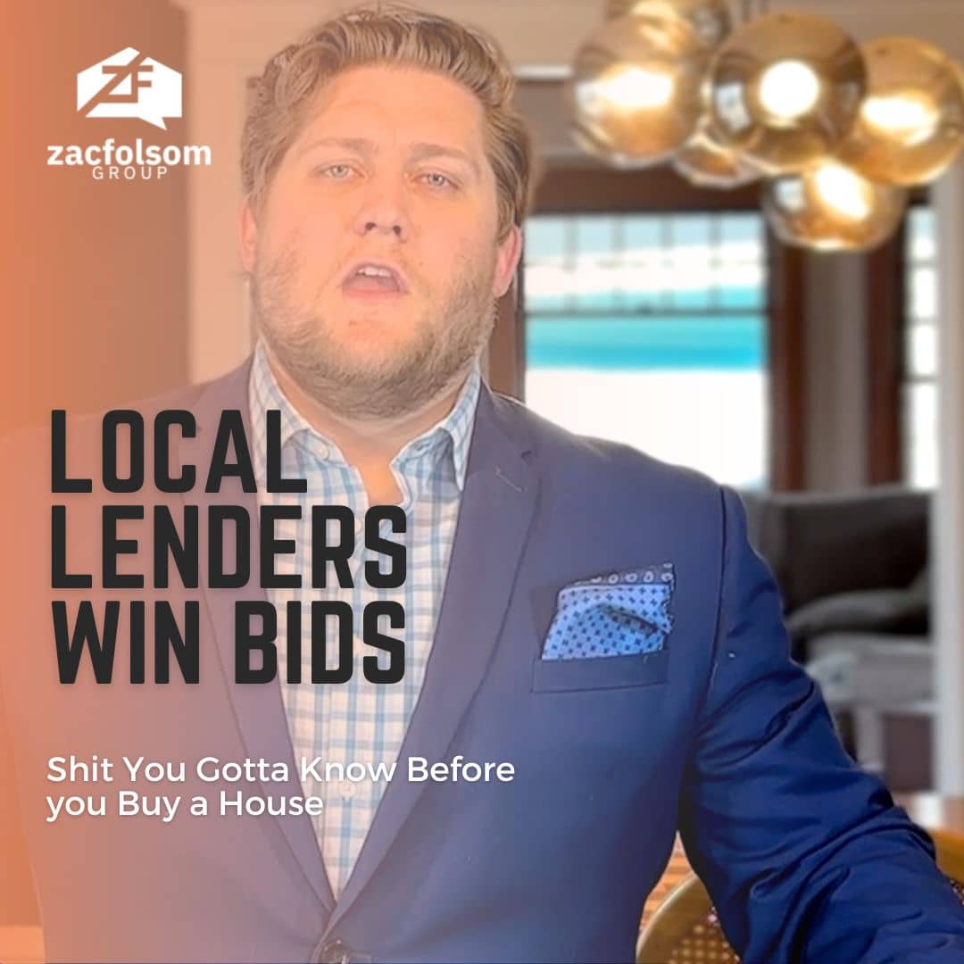 Zac Folsom discussing the benefits of using local lenders for home buying.